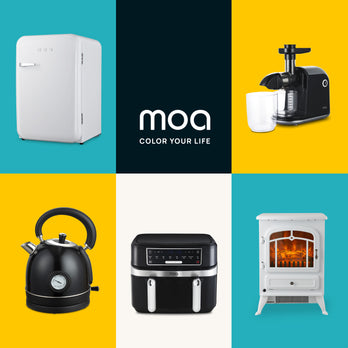 MOA Retro Koelkast - Wit - RF130W