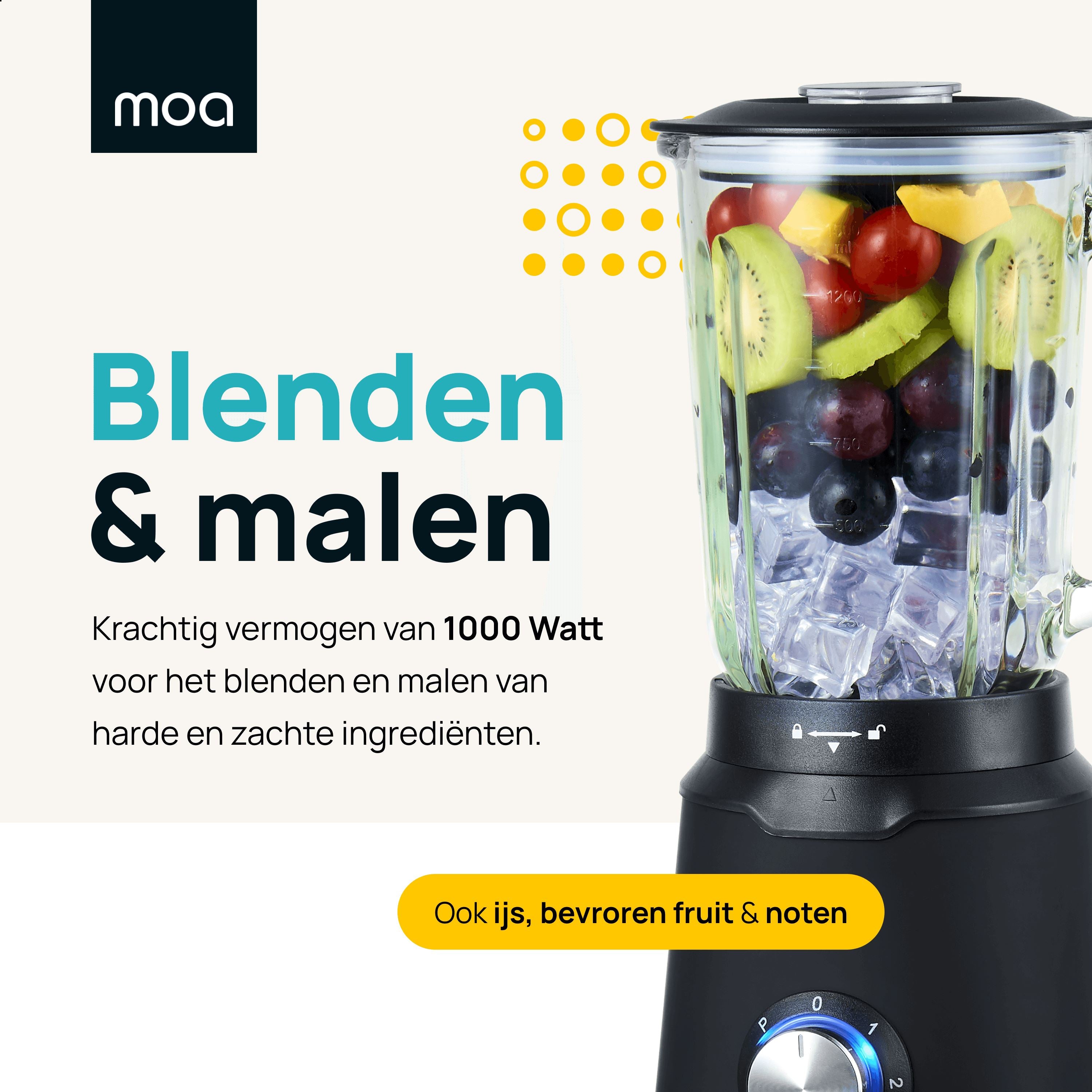 MOA Blender - Zwart - TB61B Blenders MOA 