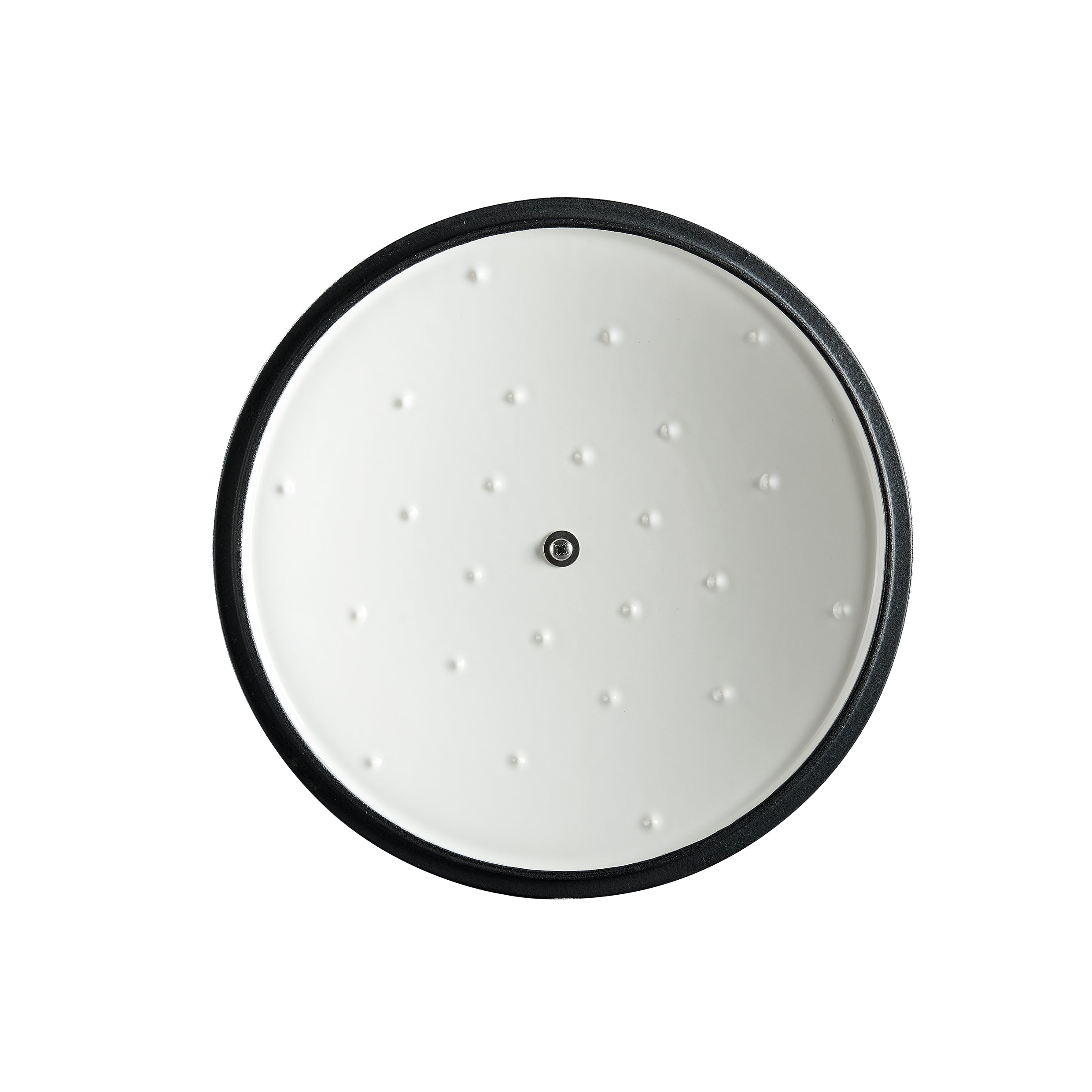 MOA Gietijzeren Braadpan - 30 cm - Wit - C30W