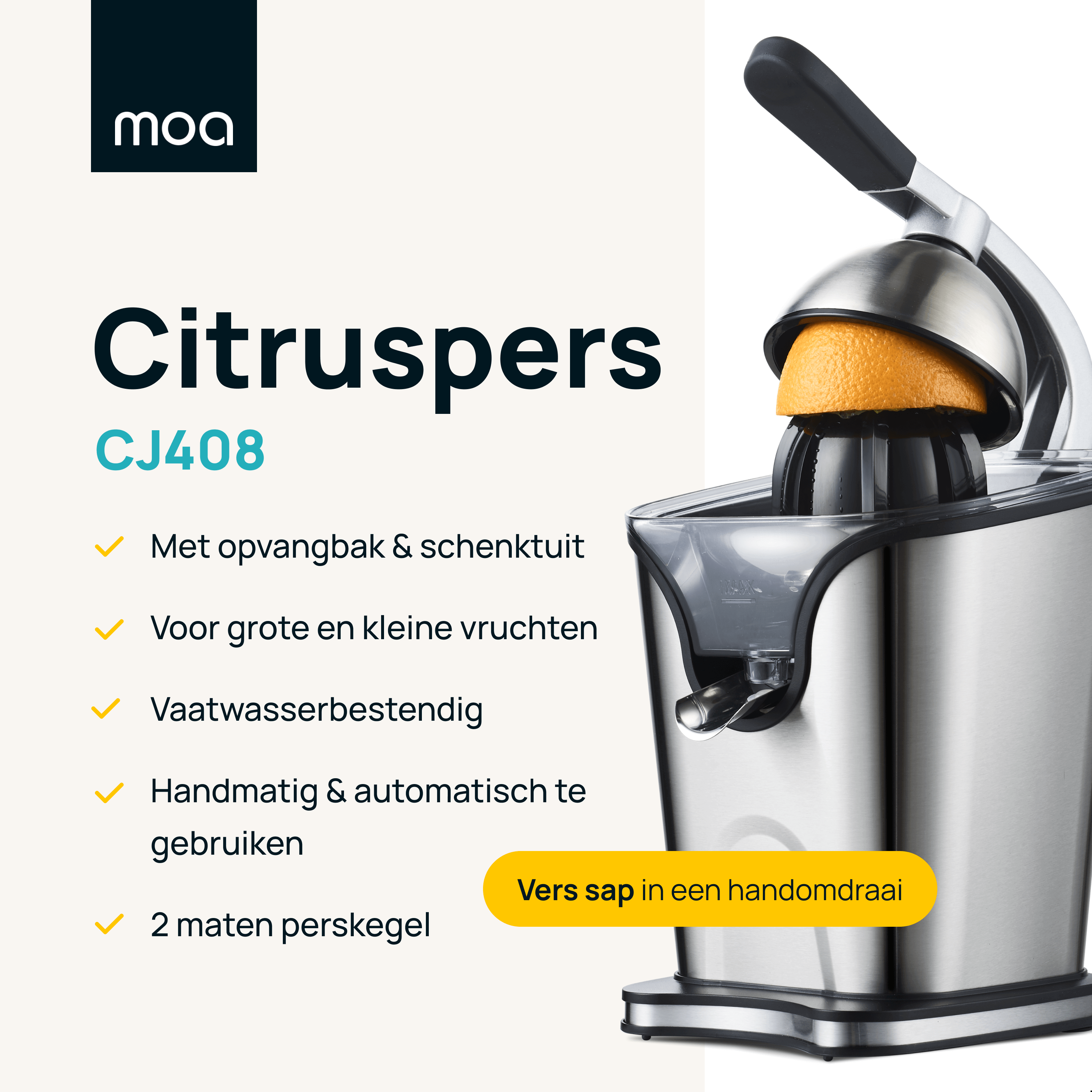 MOA Citruspers - Grijs - CJ408
