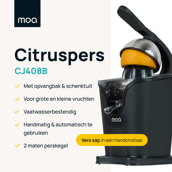 MOA Citruspers - Zwart - CJ408B