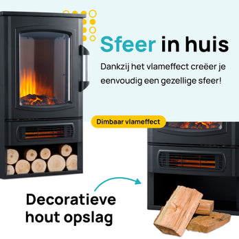 MOA Elektrische Vrijstaande Haard - EFS183C