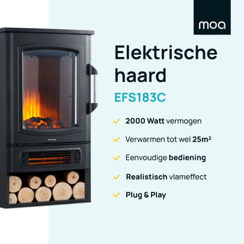 MOA Elektrische Vrijstaande Haard - EFS183C