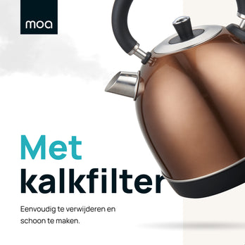 MOA Retro Waterkoker - Koper - EK3TC