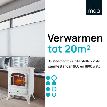 MOA Elektrische Vrijstaande Haard - ES180W