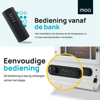 MOA Elektrische Vrijstaande Haard - ES180W