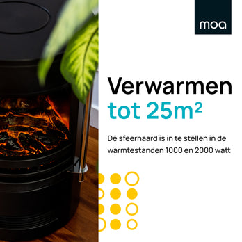 MOA Elektrische Vrijstaande Haard - ES189