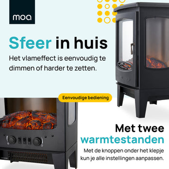 MOA Elektrische Vrijstaande Haard - ES18D