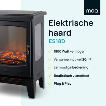 MOA Elektrische Vrijstaande Haard - ES18D