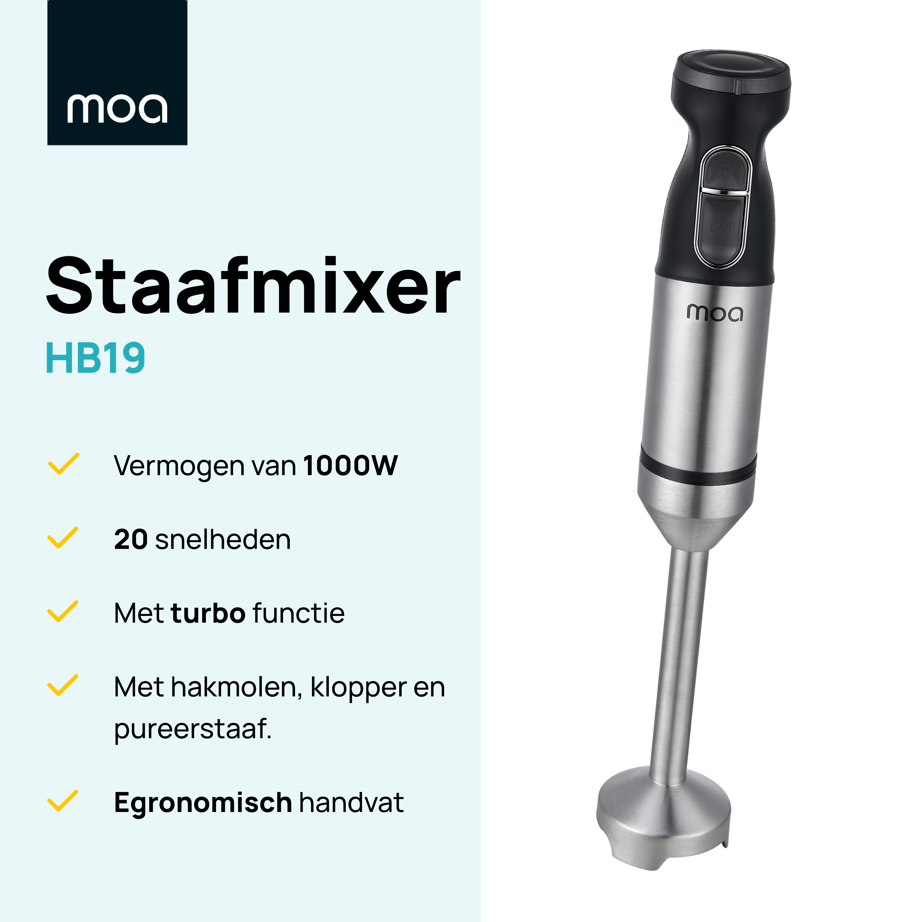 MOA Staafmixer - HB19