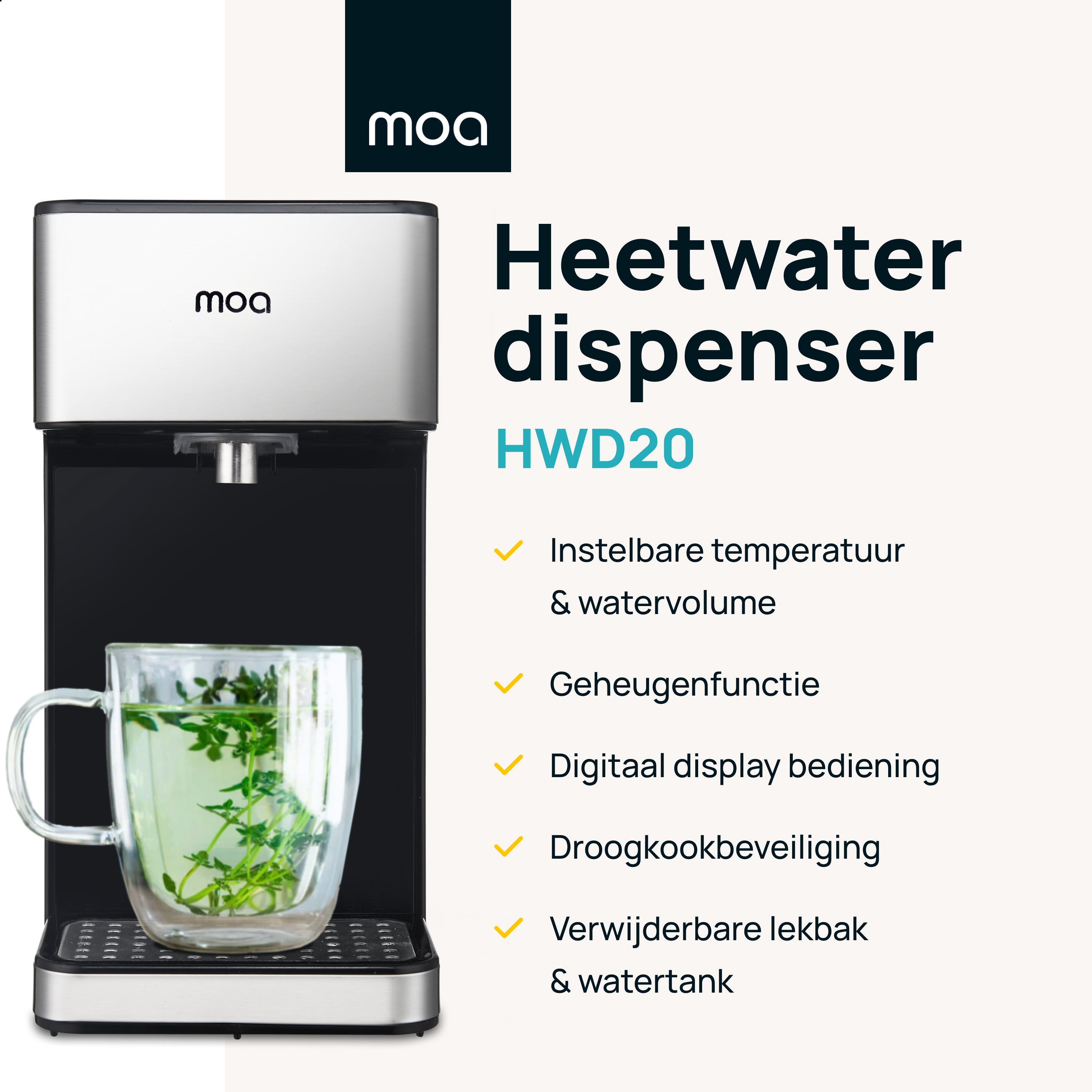 MOA Heetwaterdispenser - HWD20