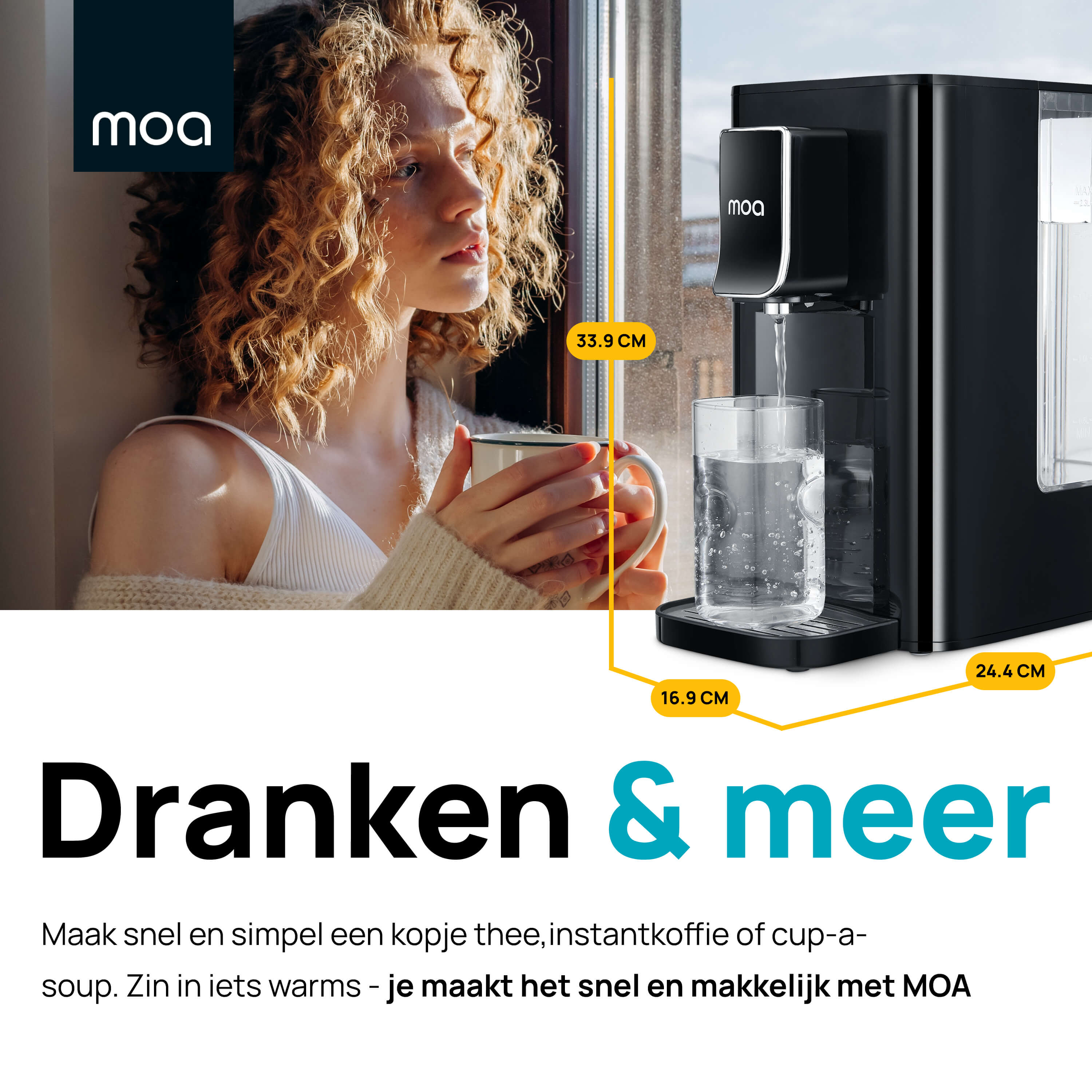 MOA Heetwaterdispenser - HWD23B