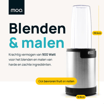 MOA Mini Blender - Stainless - MB02