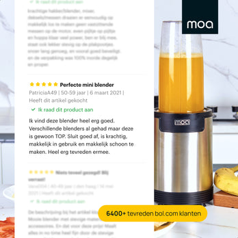 MOA Mini Blender - Stainless - MB02