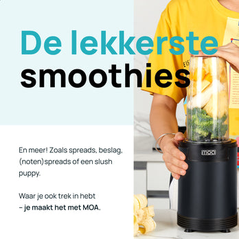 MOA Mini Blender - Zwart - MB02B