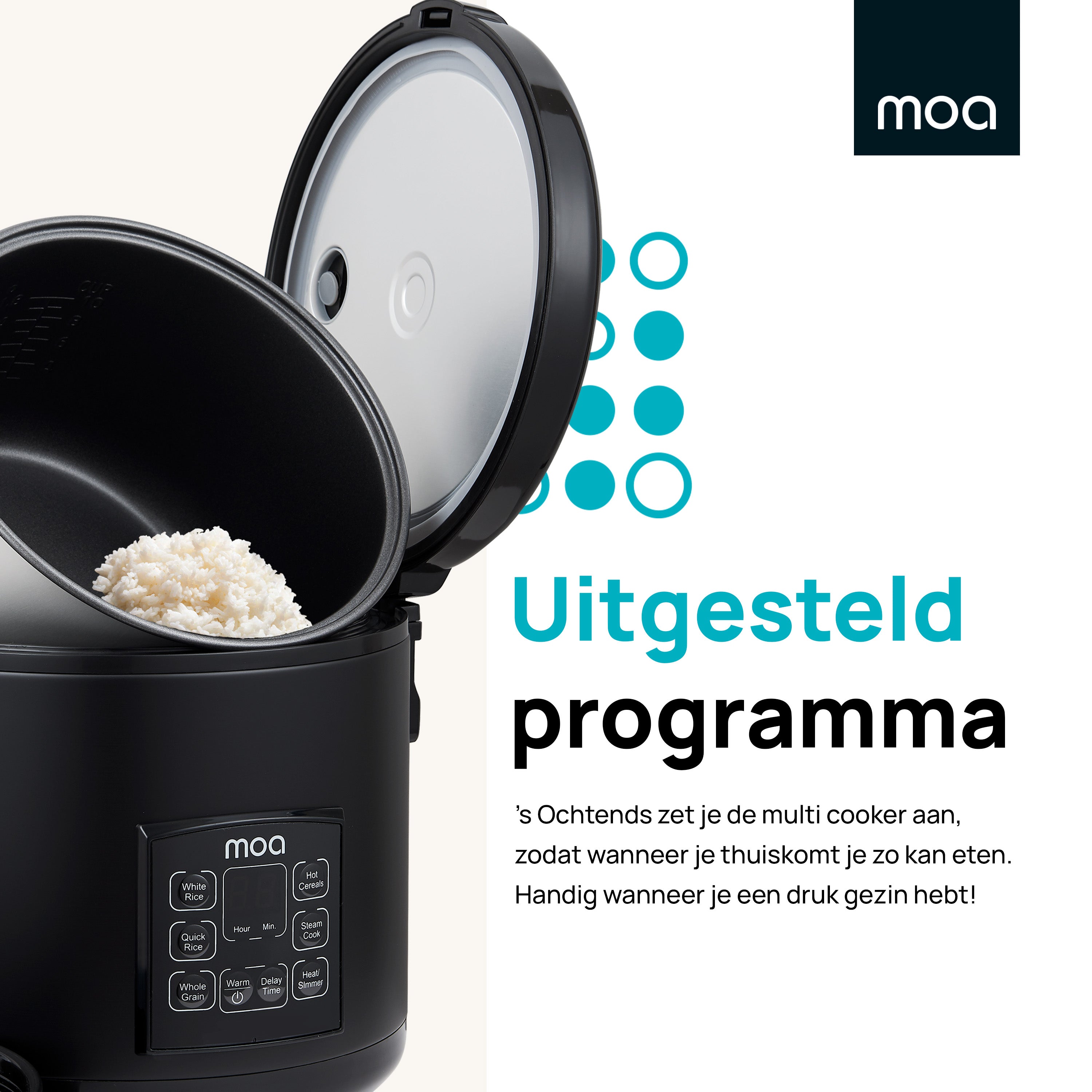 MOA Multicooker - Zwart - MC10DB