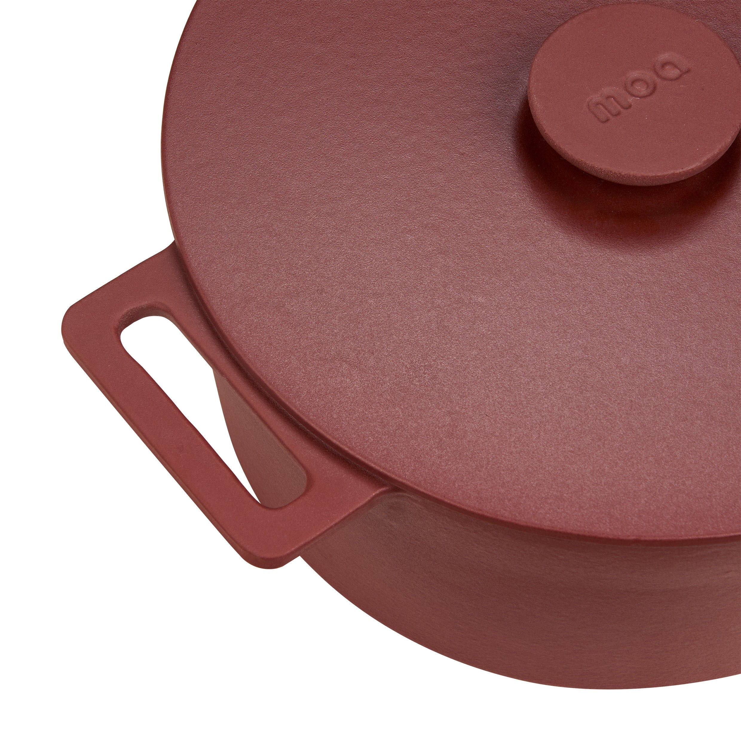 MOA Gietijzeren Braadpan - 29 cm - Bordeaux - MC29BR