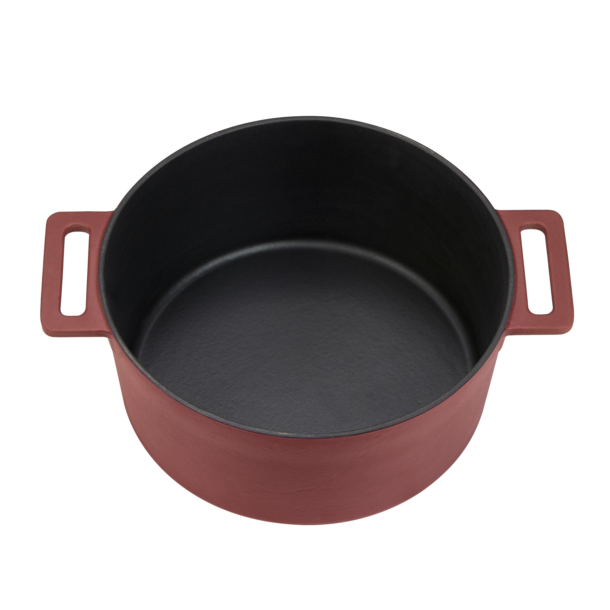 MOA Gietijzeren Braadpan - 29 cm - Bordeaux - MC29BR