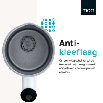 MOA Melkopschuimer - Wit - MF1W