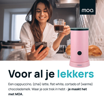MOA Melkopschuimer - Roze - MF5P
