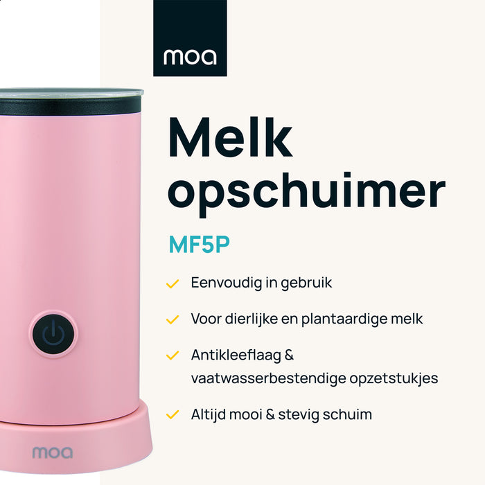 MOA Melkopschuimer - Roze - MF5P