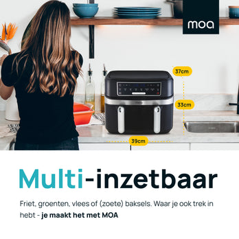 MOA Dubbele Heteluchtfriteuse - PFD5