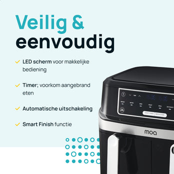 MOA Dubbele Heteluchtfriteuse - PFD5