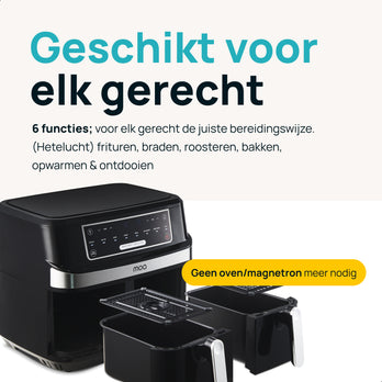 MOA Dubbele Heteluchtfriteuse - PFD5