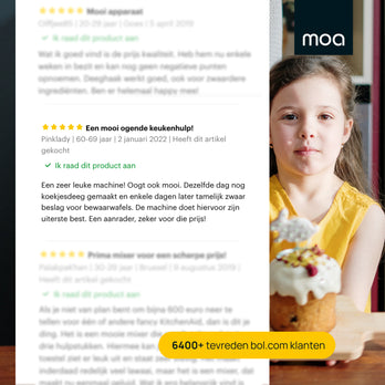 MOA Keukenmachine - Zwart - SM1203NB