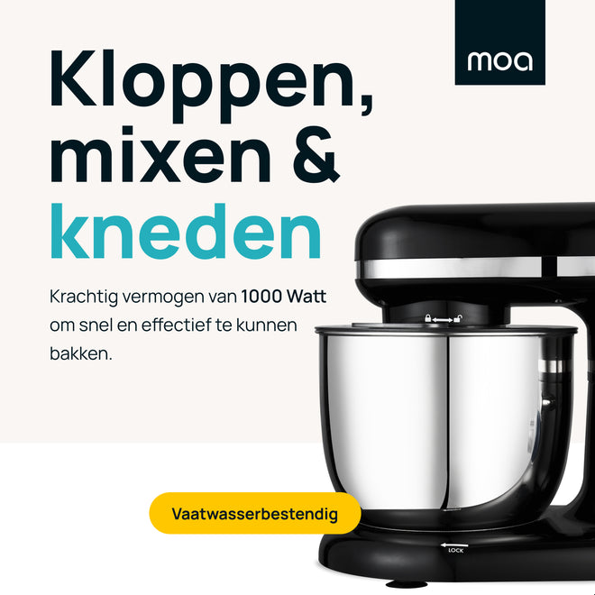 MOA Keukenmachine - Zwart - SM1203NB