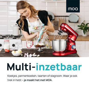 MOA Keukenmachine - Rood - SM1203NR