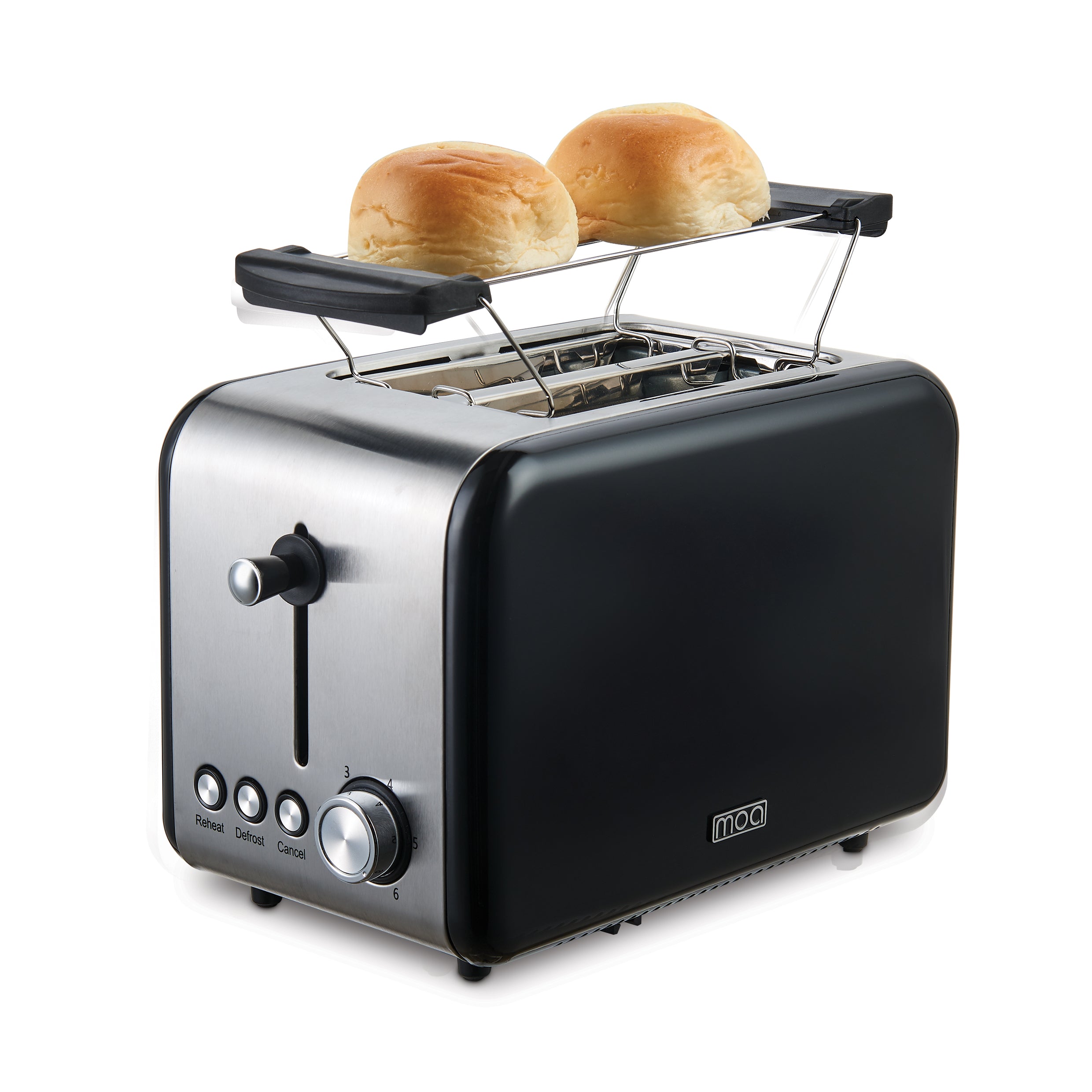 MOA Broodrooster Retro - Zwart - T1B