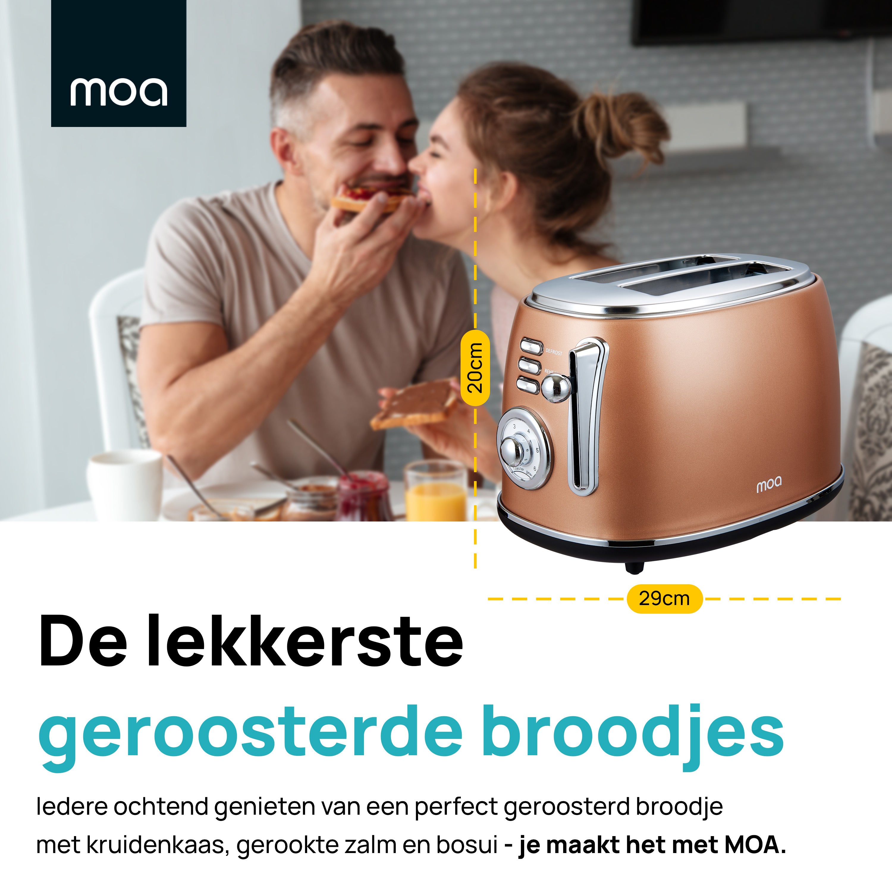 MOA Broodrooster - Koper - T3C