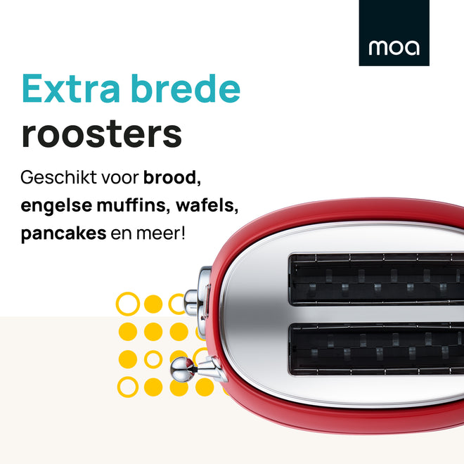 MOA Broodrooster - Rood - T3R