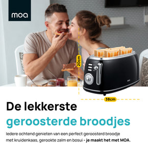 MOA Broodrooster - Zwart - T5B